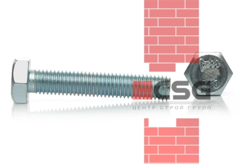 Болт с полной резьбой 10x40 оцинк. ГОСТ 7798-70 (25кг)