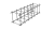 Квадратный арматурный каркас (хомут А1 Ф6) 150x150мм фото