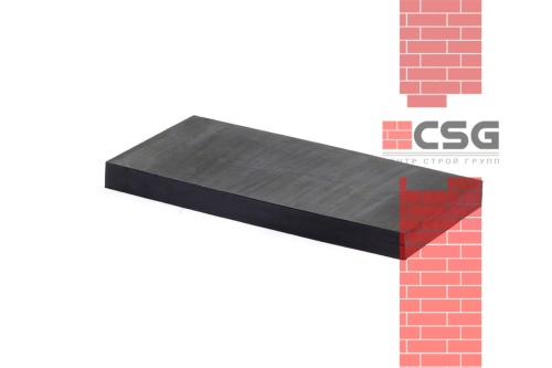 Техпластина резиновая на отвал ДСТ (скребок) 1000х250х40 мм (тканевое армирование)