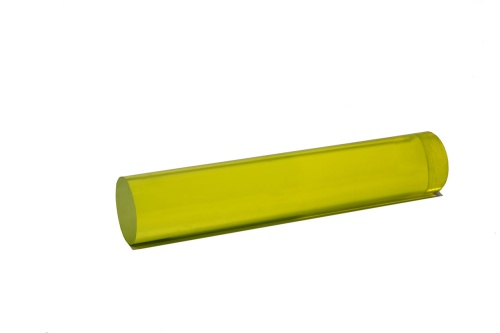 Полиуретан стержень Ф 100 мм ШОР А85 Китай (500 мм, 4.6 кг, жёлтый)