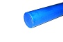 Капролон синий стержень Ф 60 мм MC 901 BLUE (~1000 мм, ~3,7 кг) Китай